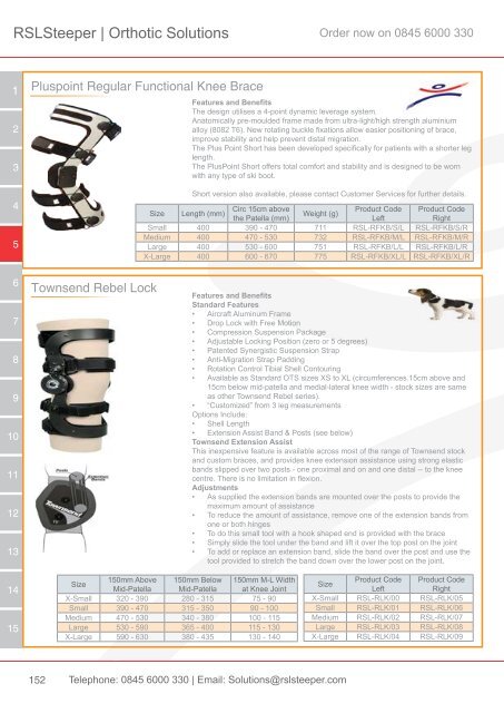 Orthotic Solutions Catalogue 2014 (25.14 MB) - R S L Steeper