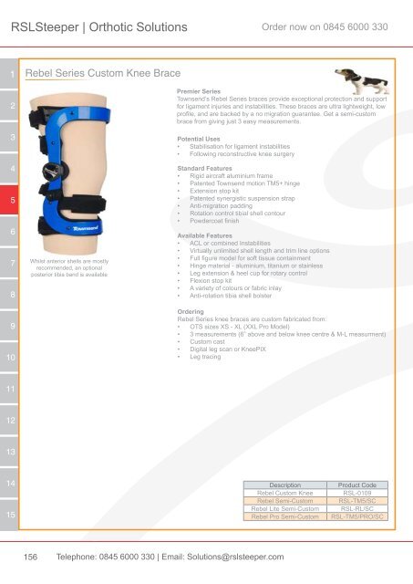 Orthotic Solutions Catalogue 2014 (25.14 MB) - R S L Steeper