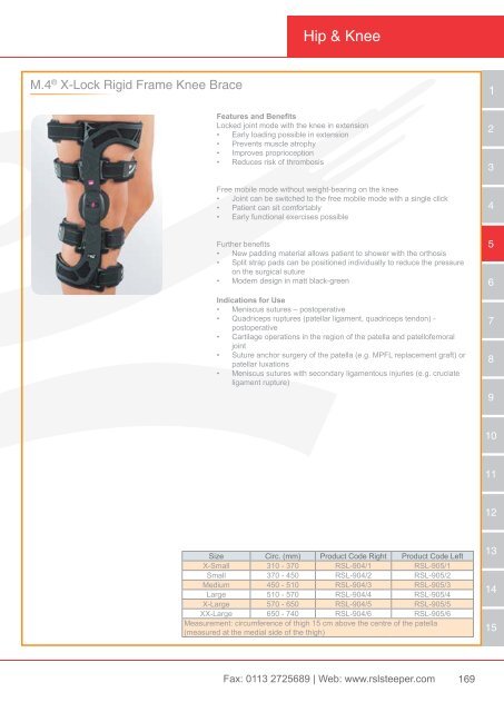 Orthotic Solutions Catalogue 2014 (25.14 MB) - R S L Steeper