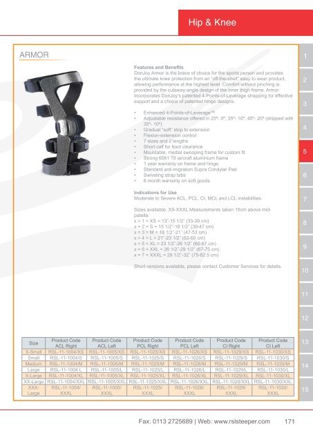 Orthotic Solutions Catalogue 2014 (25.14 MB) - R S L Steeper