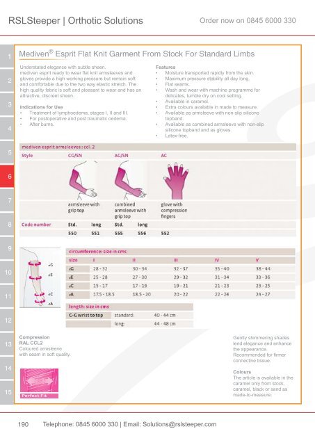 Orthotic Solutions Catalogue 2014 (25.14 MB) - R S L Steeper