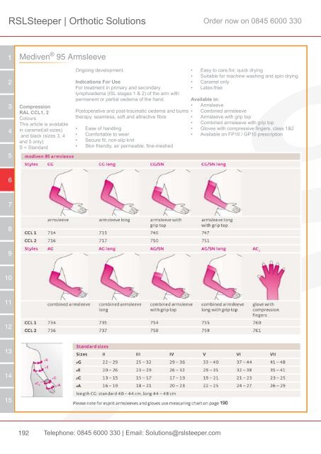 Orthotic Solutions Catalogue 2014 (25.14 MB) - R S L Steeper