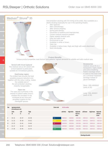 Orthotic Solutions Catalogue 2014 (25.14 MB) - R S L Steeper