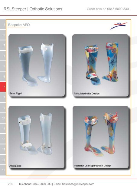 Orthotic Solutions Catalogue 2014 (25.14 MB) - R S L Steeper