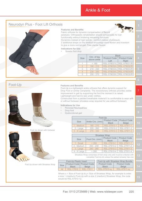 Orthotic Solutions Catalogue 2014 (25.14 MB) - R S L Steeper