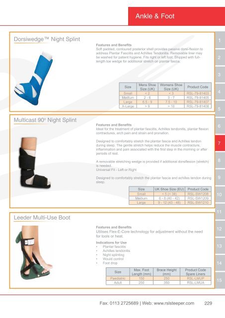 Orthotic Solutions Catalogue 2014 (25.14 MB) - R S L Steeper