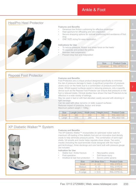 Orthotic Solutions Catalogue 2014 (25.14 MB) - R S L Steeper