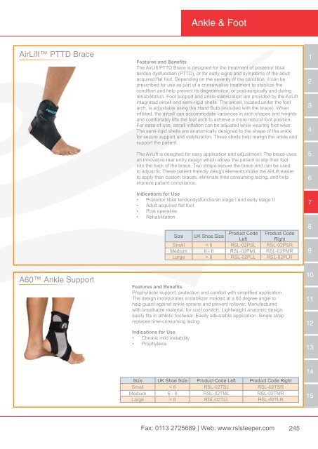 Orthotic Solutions Catalogue 2014 (25.14 MB) - R S L Steeper