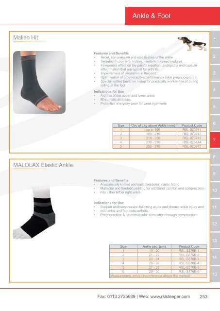 Orthotic Solutions Catalogue 2014 (25.14 MB) - R S L Steeper