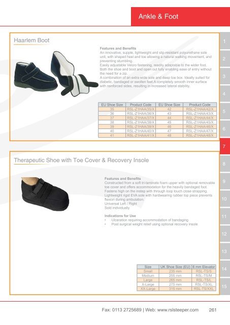 Orthotic Solutions Catalogue 2014 (25.14 MB) - R S L Steeper