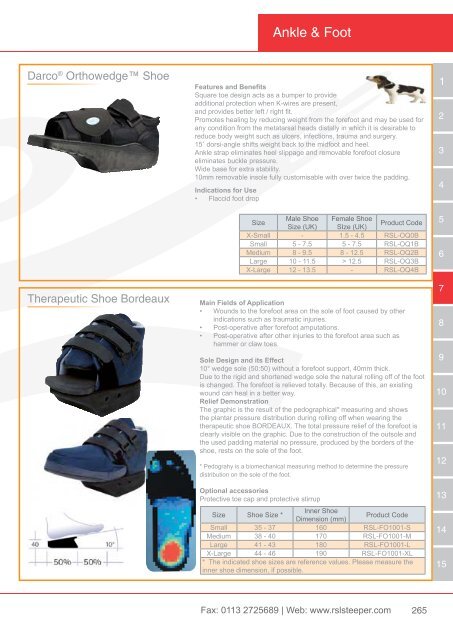 Orthotic Solutions Catalogue 2014 (25.14 MB) - R S L Steeper