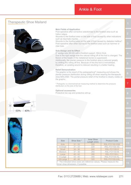 Orthotic Solutions Catalogue 2014 (25.14 MB) - R S L Steeper