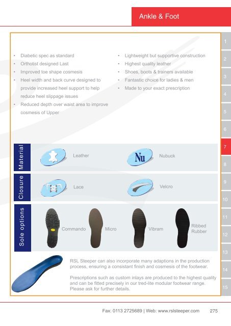 Orthotic Solutions Catalogue 2014 (25.14 MB) - R S L Steeper