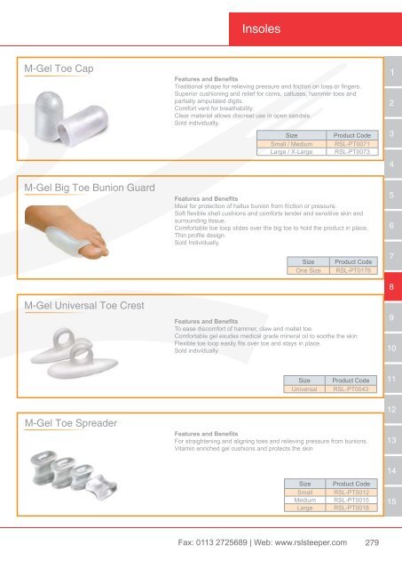 Orthotic Solutions Catalogue 2014 (25.14 MB) - R S L Steeper