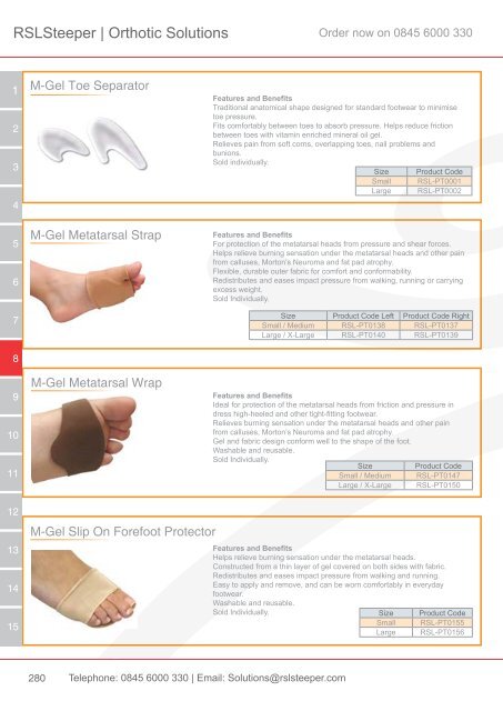 Orthotic Solutions Catalogue 2014 (25.14 MB) - R S L Steeper