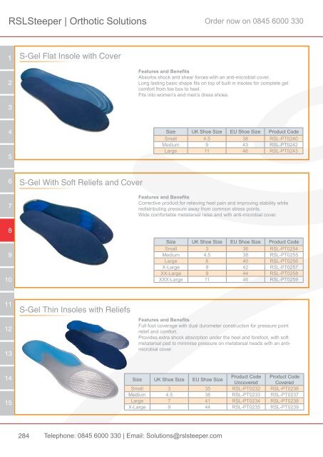 Orthotic Solutions Catalogue 2014 (25.14 MB) - R S L Steeper