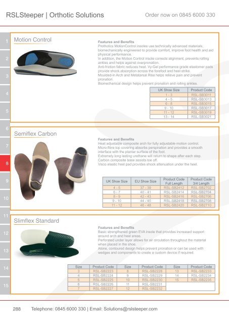 Orthotic Solutions Catalogue 2014 (25.14 MB) - R S L Steeper