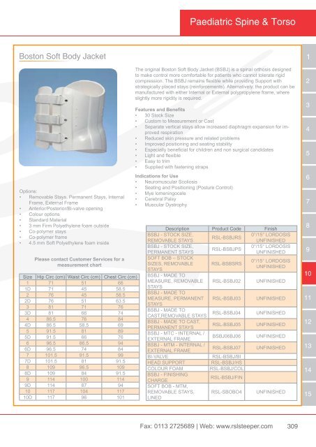 Orthotic Solutions Catalogue 2014 (25.14 MB) - R S L Steeper