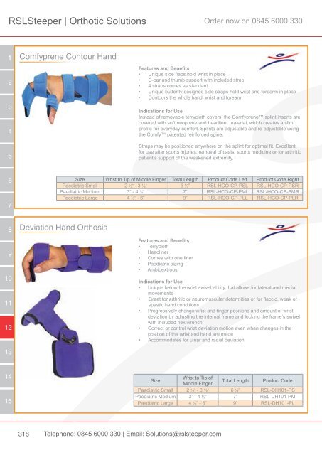 Orthotic Solutions Catalogue 2014 (25.14 MB) - R S L Steeper