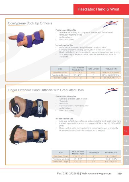 Orthotic Solutions Catalogue 2014 (25.14 MB) - R S L Steeper