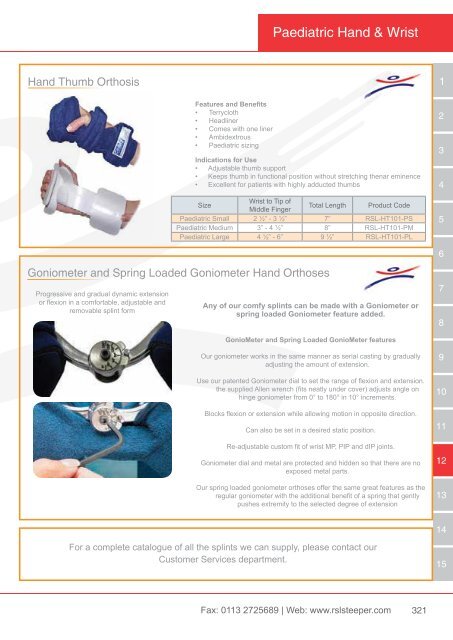 Orthotic Solutions Catalogue 2014 (25.14 MB) - R S L Steeper