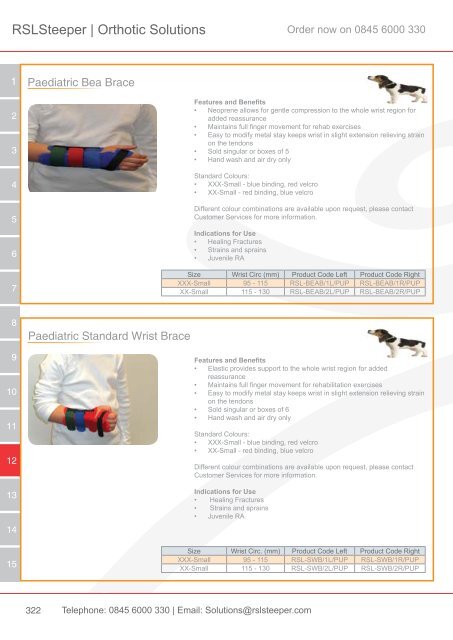 Orthotic Solutions Catalogue 2014 (25.14 MB) - R S L Steeper