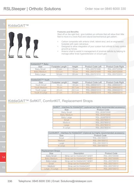 Orthotic Solutions Catalogue 2014 (25.14 MB) - R S L Steeper