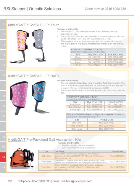 Orthotic Solutions Catalogue 2014 (25.14 MB) - R S L Steeper