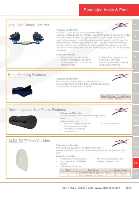 Orthotic Solutions Catalogue 2014 (25.14 MB) - R S L Steeper