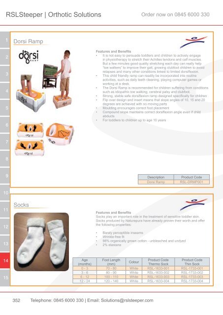 Orthotic Solutions Catalogue 2014 (25.14 MB) - R S L Steeper