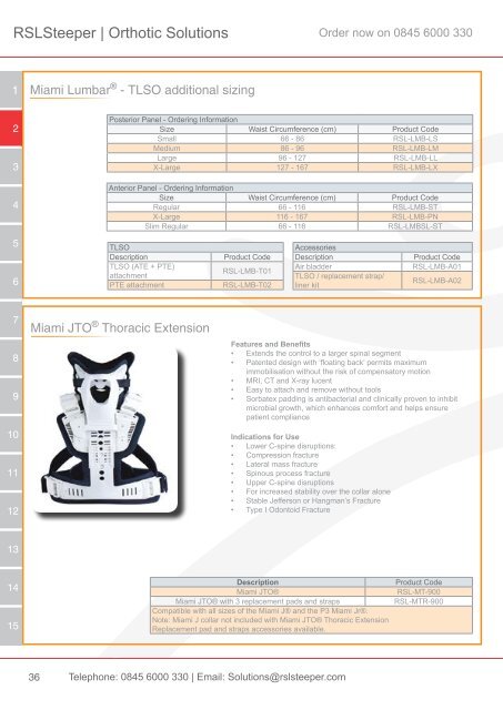 Orthotic Solutions Catalogue 2014 (25.14 MB) - R S L Steeper