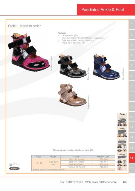 Orthotic Solutions Catalogue 2014 (25.14 MB) - R S L Steeper