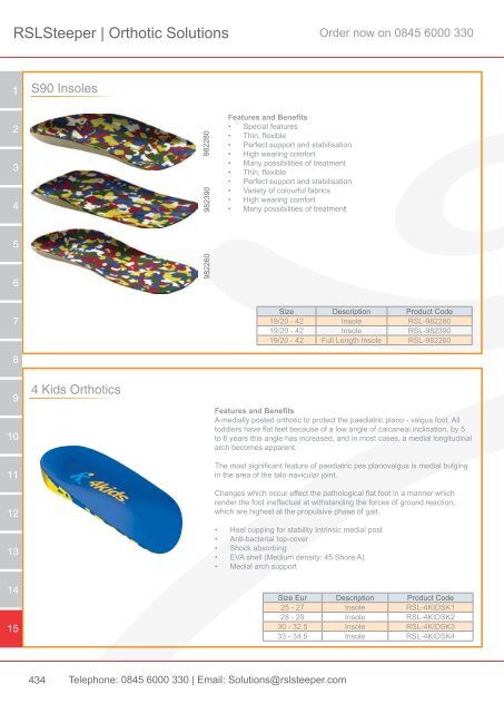 Orthotic Solutions Catalogue 2014 (25.14 MB) - R S L Steeper