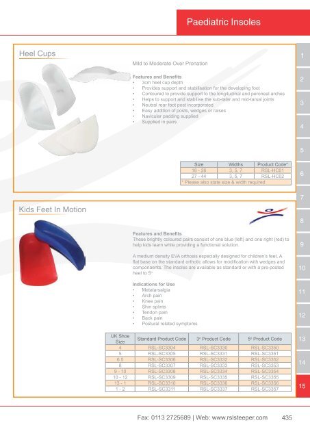 Orthotic Solutions Catalogue 2014 (25.14 MB) - R S L Steeper