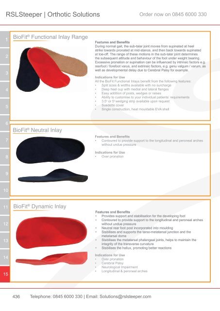 Orthotic Solutions Catalogue 2014 (25.14 MB) - R S L Steeper