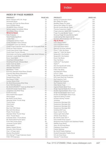 Orthotic Solutions Catalogue 2014 (25.14 MB) - R S L Steeper