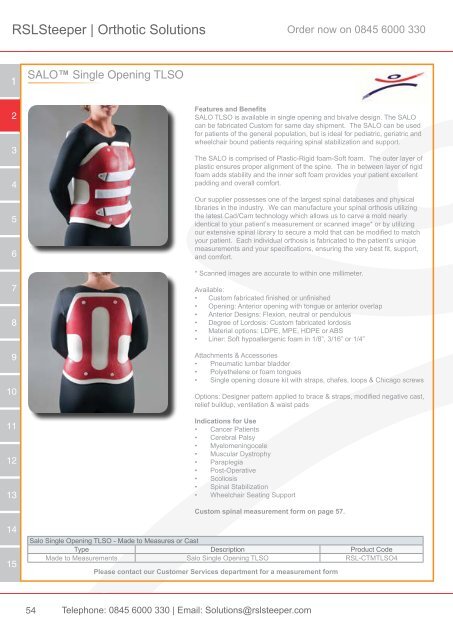 Orthotic Solutions Catalogue 2014 (25.14 MB) - R S L Steeper