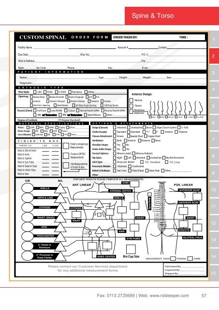 Orthotic Solutions Catalogue 2014 (25.14 MB) - R S L Steeper