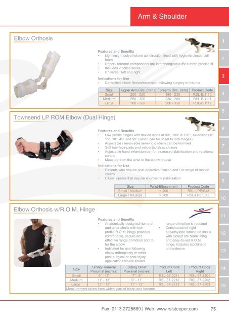 Orthotic Solutions Catalogue 2014 (25.14 MB) - R S L Steeper