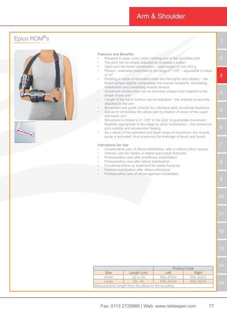 Orthotic Solutions Catalogue 2014 (25.14 MB) - R S L Steeper