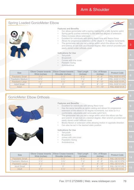 Orthotic Solutions Catalogue 2014 (25.14 MB) - R S L Steeper