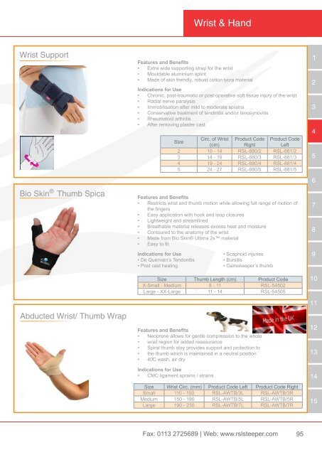 Orthotic Solutions Catalogue 2014 (25.14 MB) - R S L Steeper