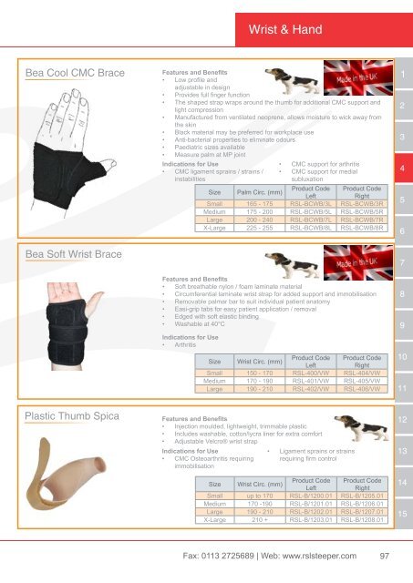 Orthotic Solutions Catalogue 2014 (25.14 MB) - R S L Steeper