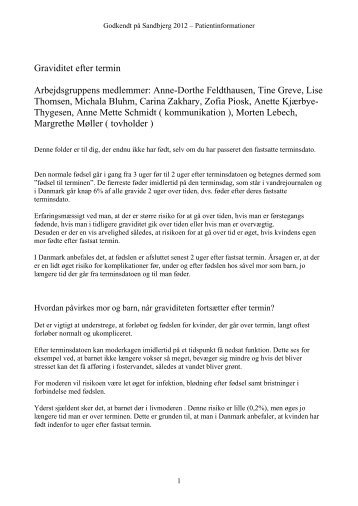 Graviditet efter termin - DSOG