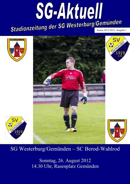 SG Westerburg/Gemünden – SC Berod-Wahlrod - SV Gemünden ...