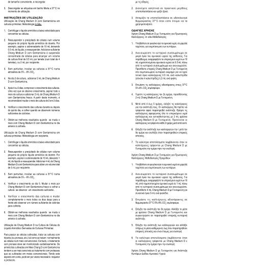 Chang Medium® D with Gentamicin For Human Amniotic Fluid Cells