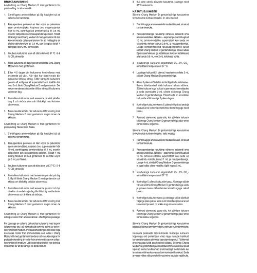 Chang Medium® D with Gentamicin For Human Amniotic Fluid Cells