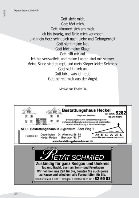 Mai - Mitte September 2013 - Emmaus Gemeinde Juegesheim