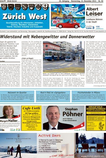 Widerstand mit Nebengewitter und Donnerwetter - Lokalinfo AG