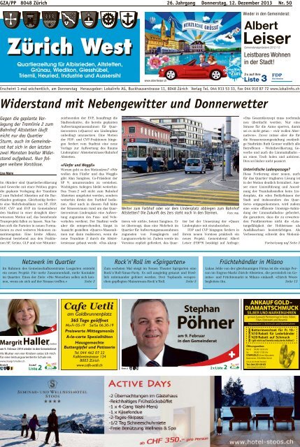 Widerstand mit Nebengewitter und Donnerwetter - Lokalinfo AG